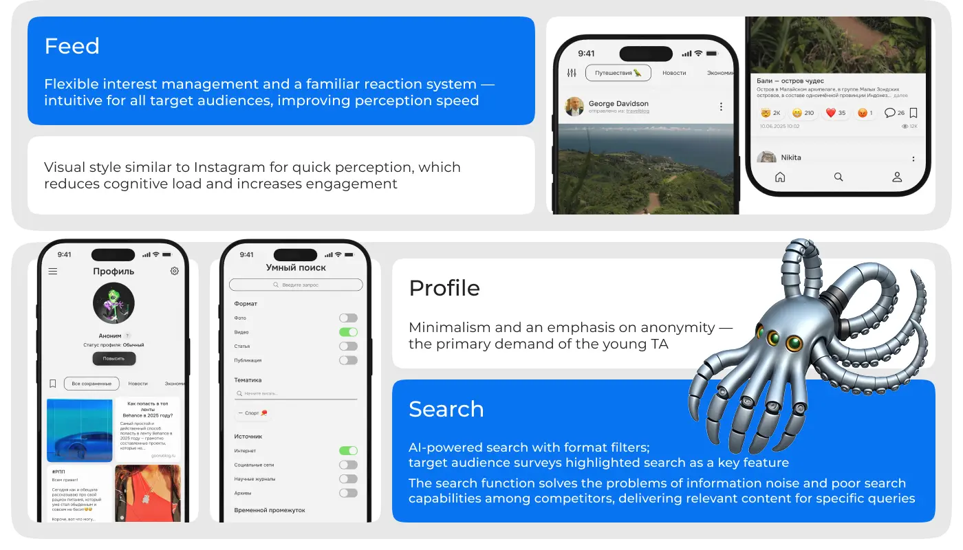Feed and Search